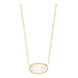 Kendra Scott Elisa Pendant Necklace in Ivory Pearl